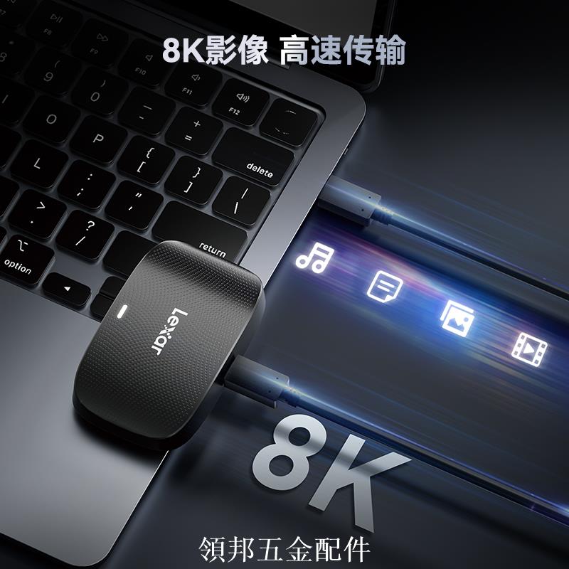 Lexar雷克沙CFexpress Type B / SD二合一雙卡讀卡器高速1050MB/S USB 3.2Gen 2高速單反微單相機讀卡器[領邦五金配件]