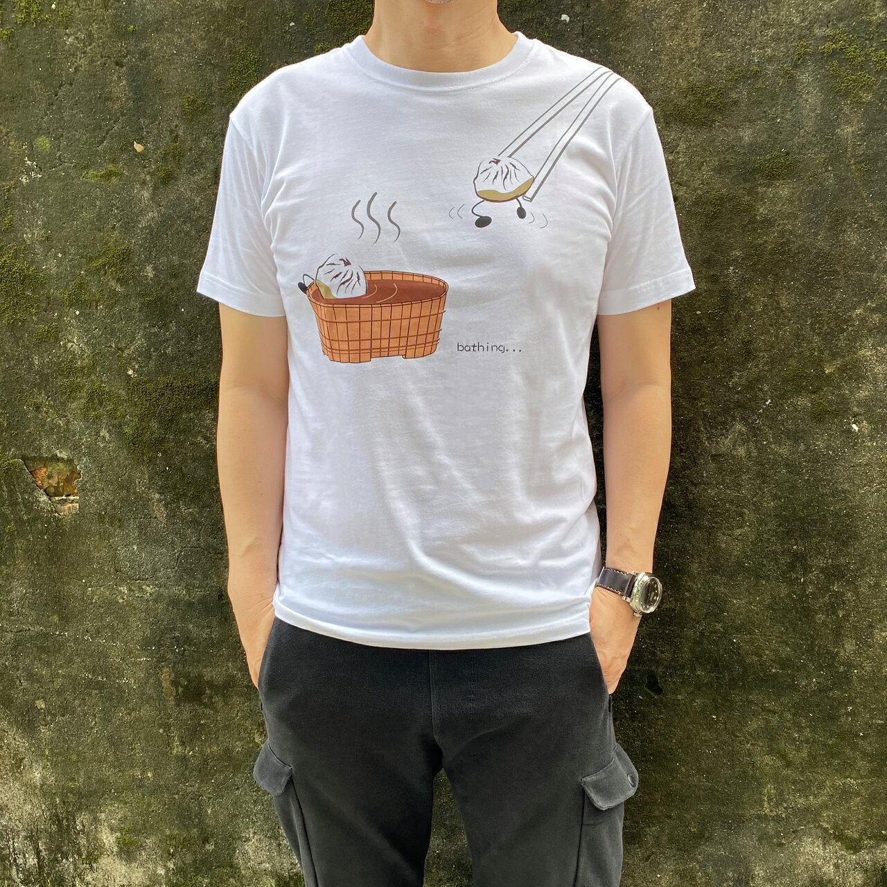 【仲夏周年慶】MILU台灣故事T-Shirt /小籠包 短袖T恤 / 純棉台灣製 Taiwan