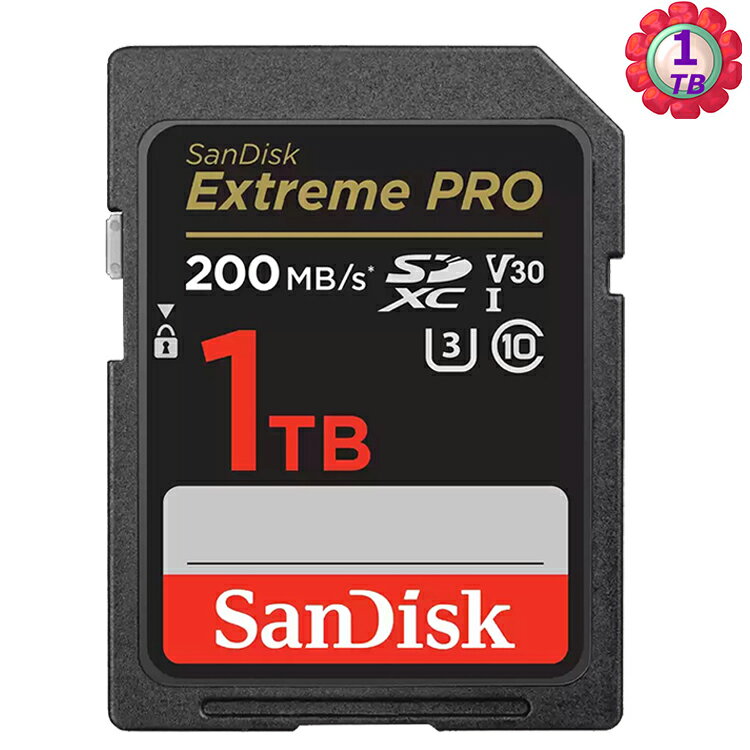 SanDisk 1TB 1T SD【200MB/s Extreme Pro】SDXC SDSDXXD-1TB 4K U3 A2 V30 相機記憶卡