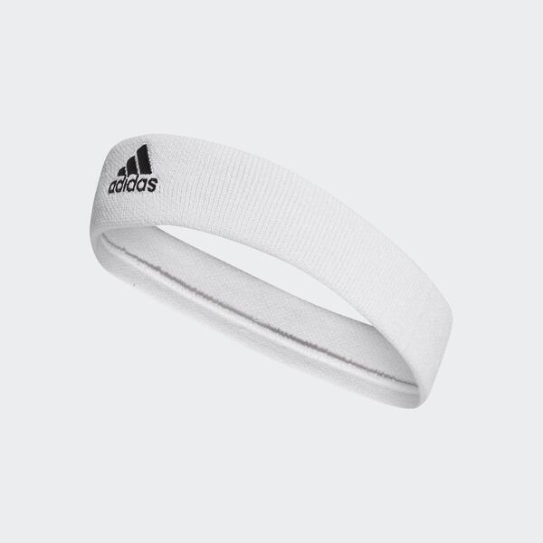 Adidas Tennis Headband [CF6925] 頭帶 運動 網球 訓練 健身 延展性 吸汗 舒適 白