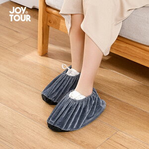 絨布鞋套防滑家用布料可反復洗加厚耐磨室內腳套學生機房兒童成人