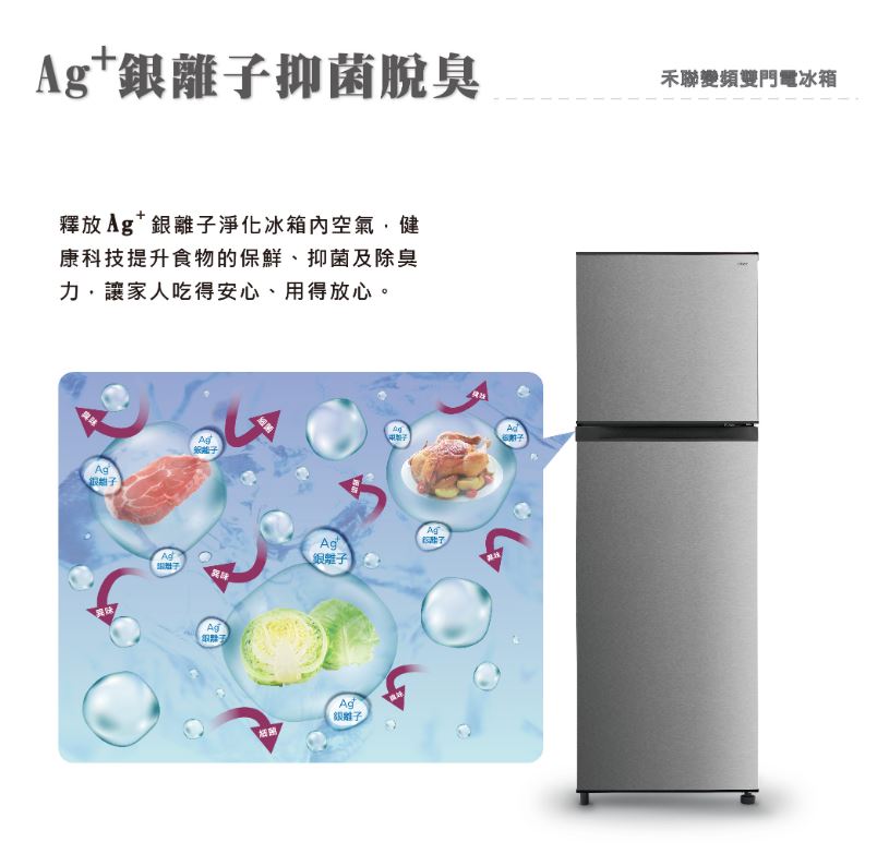 【禾聯/HERAN】253L 變頻雙門窄身電冰箱 HRE-B2511V ★僅苗栗區含安裝定位服務 5