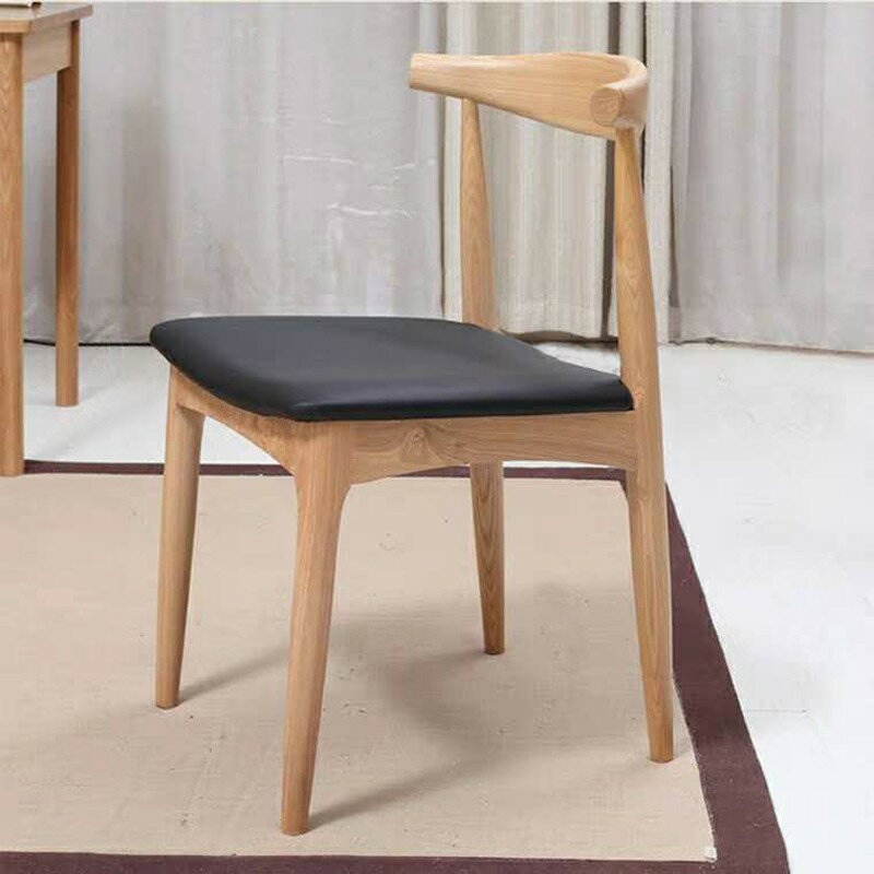 實木餐椅靠背座椅木質電腦坐椅工作椅會議椅辦公室創意椅子凳子