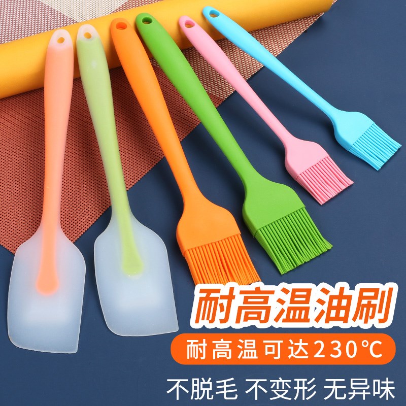 油刷子廚房烙餅食用烘焙小毛刷煎餅耐高溫不掉毛家用矽膠燒烤油刷
