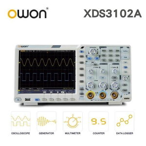 【最高22%回饋 5000點】  OWON XDS3102A 100MHz雙通道多功能多合一數位示波器