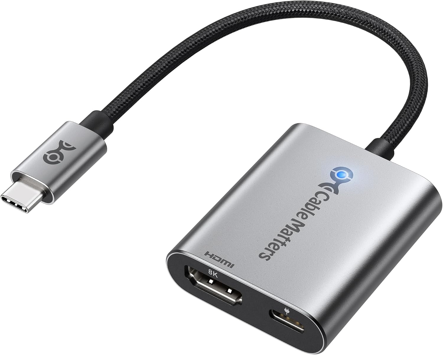 [6美國直購] Cable Matters 201438 48Gbps USB Type-C 轉 HDMI 2.1 轉接線 適 MacOS Windows MacBook
