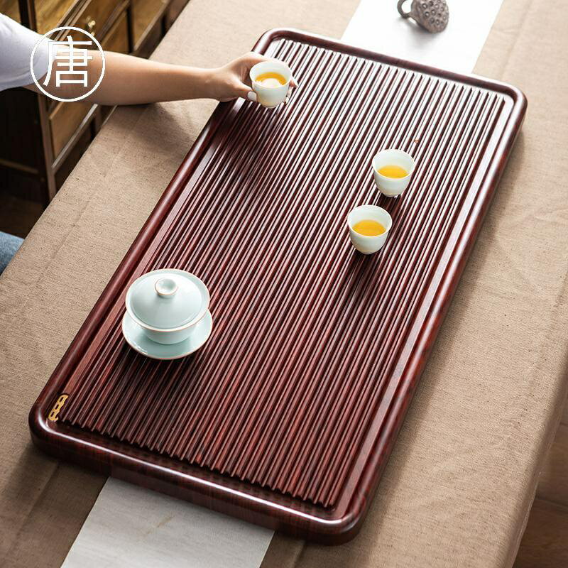 茶盤實木家用電木款整塊簡易茶臺排水茶具客廳茶海大號小型家用 EBYF