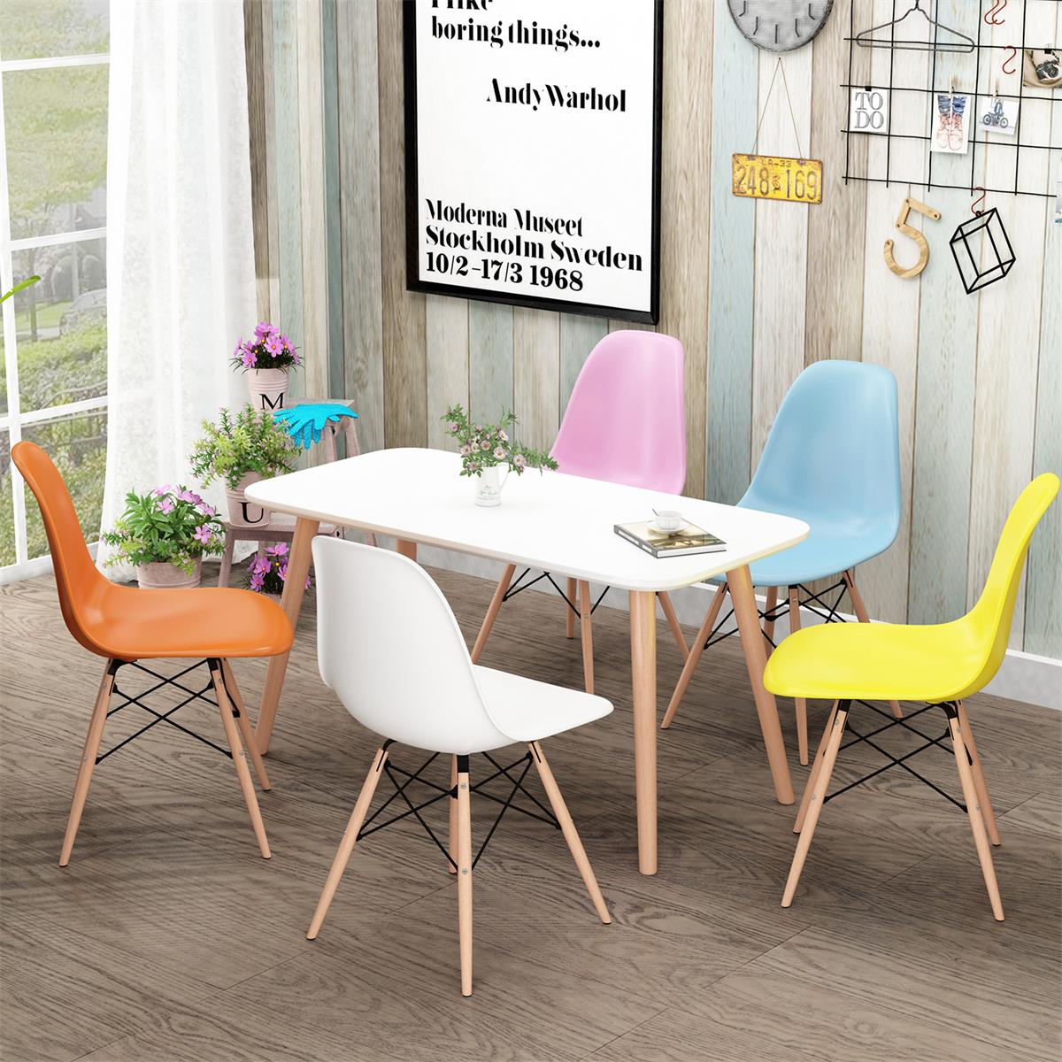 椅子現代簡約北歐椅創意休閑辦公椅餐椅家用靠背成人書桌椅