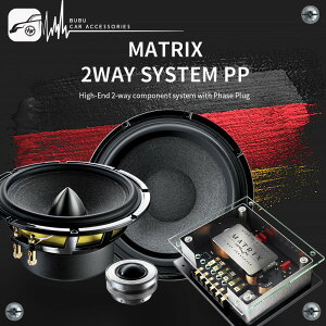 【299超取免運】BuBu車用品│BRAX Matrix 2-way system PP 德國製造 兩音路分音喇叭