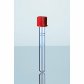 《德國 DWK》德製 DURAN 螺旋蓋試管(含紅蓋) 20ML【1支】實驗儀器 周邊耗材 玻璃製品