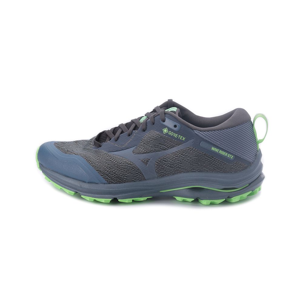 MIZUNO WAVE RIDER SW GORE-TEX 寬楦慢跑鞋 深灰綠 J1GC218001 男鞋