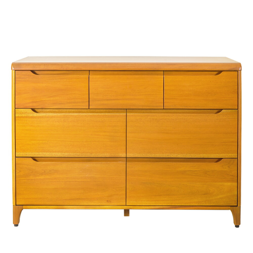 瑪荷尼家具Mahogany-全原木 桃花心木 收納櫃 抽屜儲物櫃 誠品7斗櫃