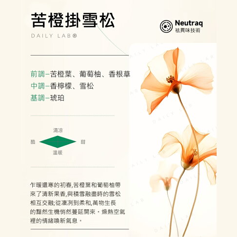 Daily Lab LQ 360°系列車載香氛香片補充包(兩片裝) 5