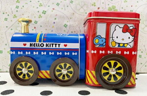 【震撼精品百貨】Hello Kitty 凱蒂貓 三麗鷗 KITTY台灣授權鐵製置物盒-火車造型#13225 震撼日式精品百貨