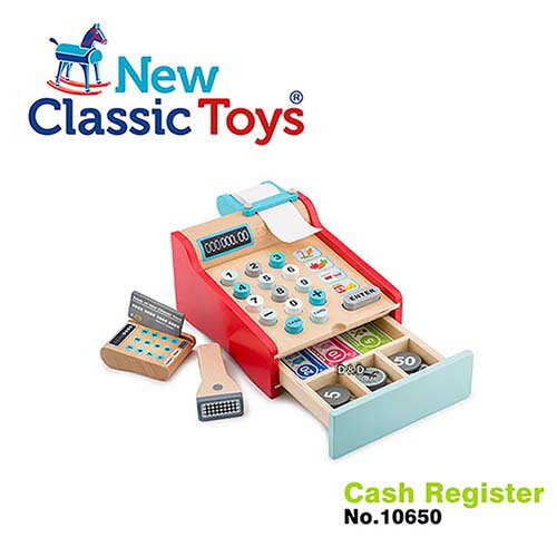 《荷蘭 New Classic Toys》木製收銀機玩具 東喬精品百貨