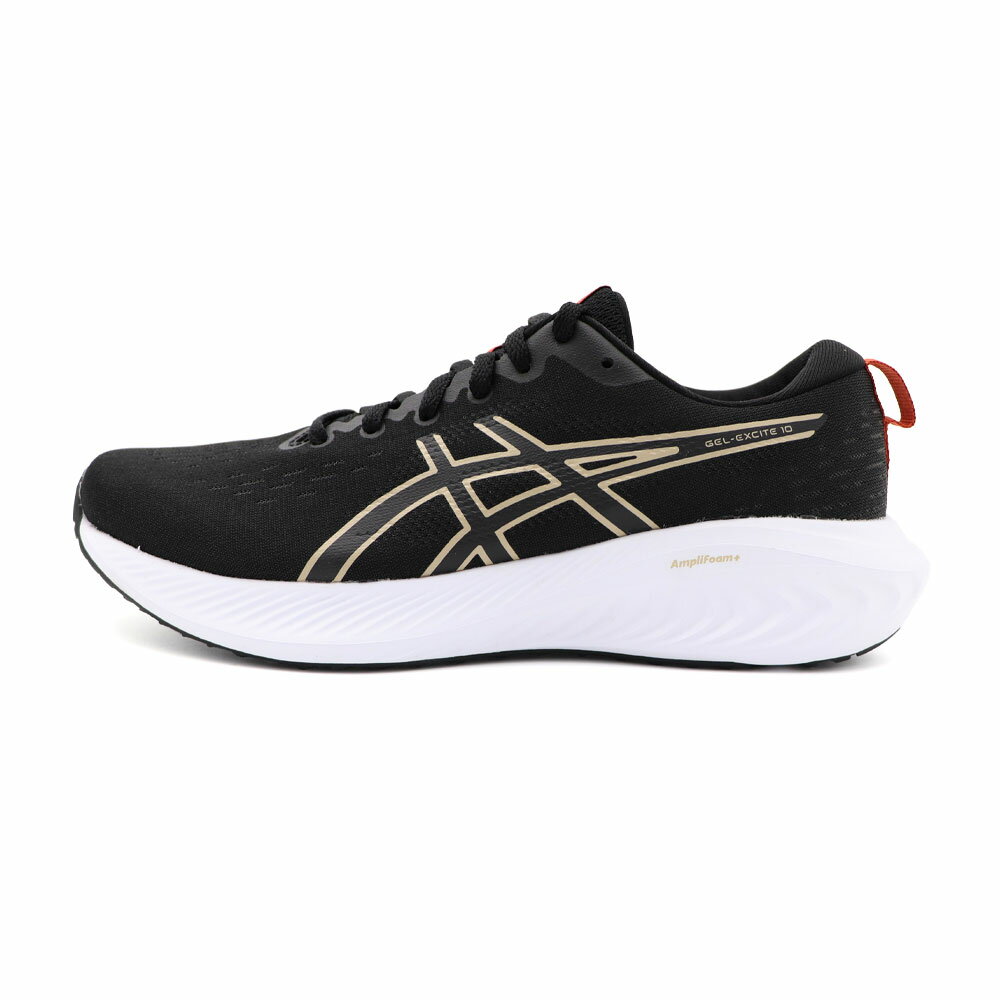 Asics GEL-Excite 10 黑白 網布 厚底 休閒 慢跑鞋 男女款 B5412 (1011B600-010)