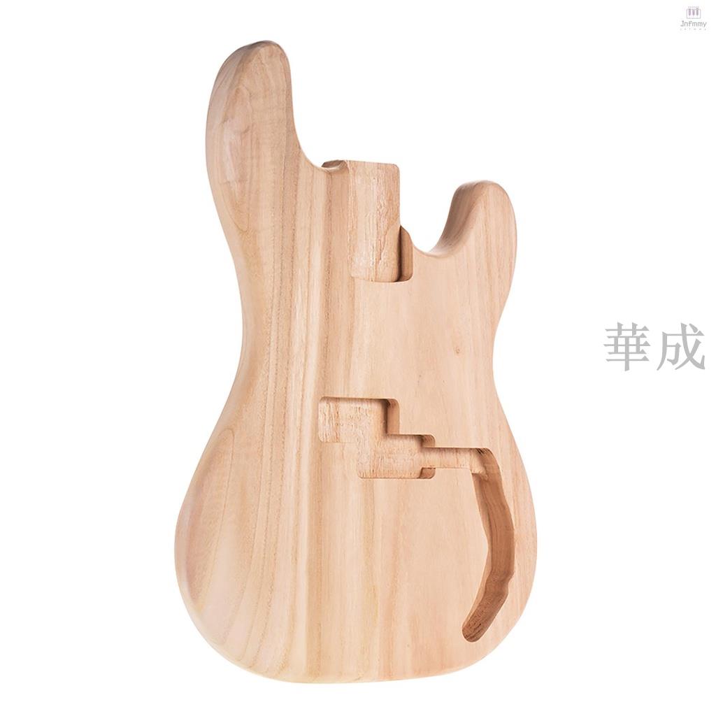 【音樂】 Pb-t02 未完成的電吉他琴身 Sycamore 木空白吉他