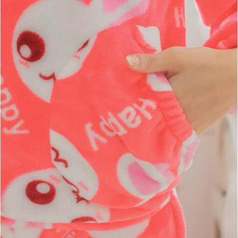 法蘭絨睡衣 居家服 珊瑚絨睡衣 睡衣套裝 水貂絨睡衣 櫻桃嚴選 多款多色 保暖睡衣 法蘭絨居家服 保暖居家服 4