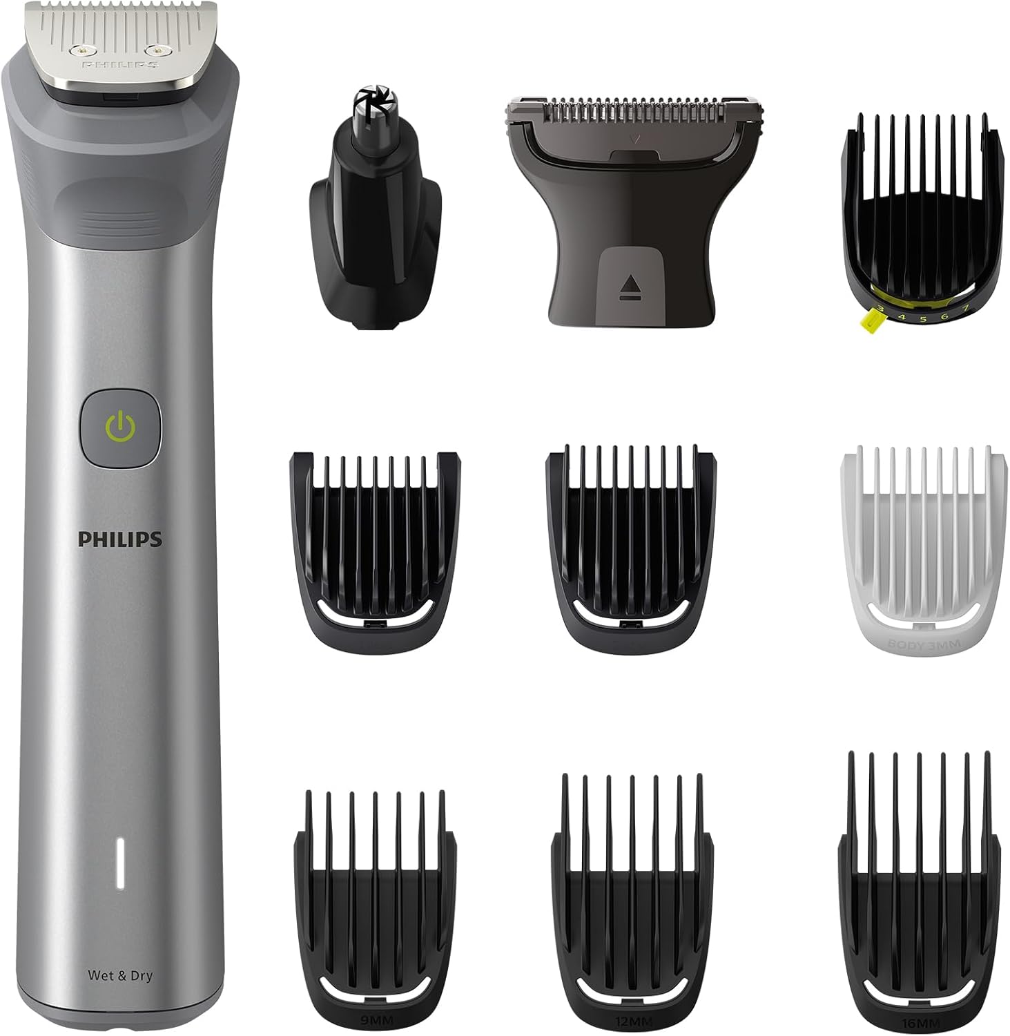 Philips MG5930/15 All-in-One Trimmer Series 5000 11合1多功能修容器 金屬灰