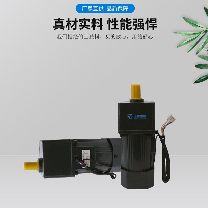 {公司貨 最低價}國標微型齒輪減速電機25W60W90W120W200W微小型交流變頻調速馬達 2