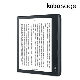 預購-Kobo Sage 8吋電子書閱讀器 | 黑。32GB (預計三月底出貨)