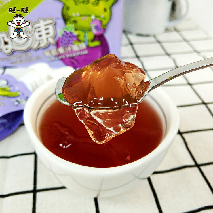 旺旺 吸C凍(葡萄果汁風味) 90g x6入★葡萄果汁口味★可以吸的果凍★三種口感★每一口都享受 ★零食★零嘴★飲料★下午茶★聚餐 1