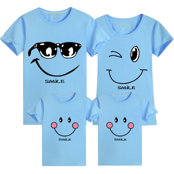 親子裝 純棉T恤 笑臉短袖T恤 親子T恤 全家福 團體服 童裝一家三口 一家四口 全家裝 母女裝 短T 班服 櫻桃嚴選 1 親子裝 純棉T恤 笑臉短袖T恤 親子T恤 全家福 團體服 童裝一家三口 一家四口 全家裝 母女裝 短T 班服 櫻桃嚴選 1