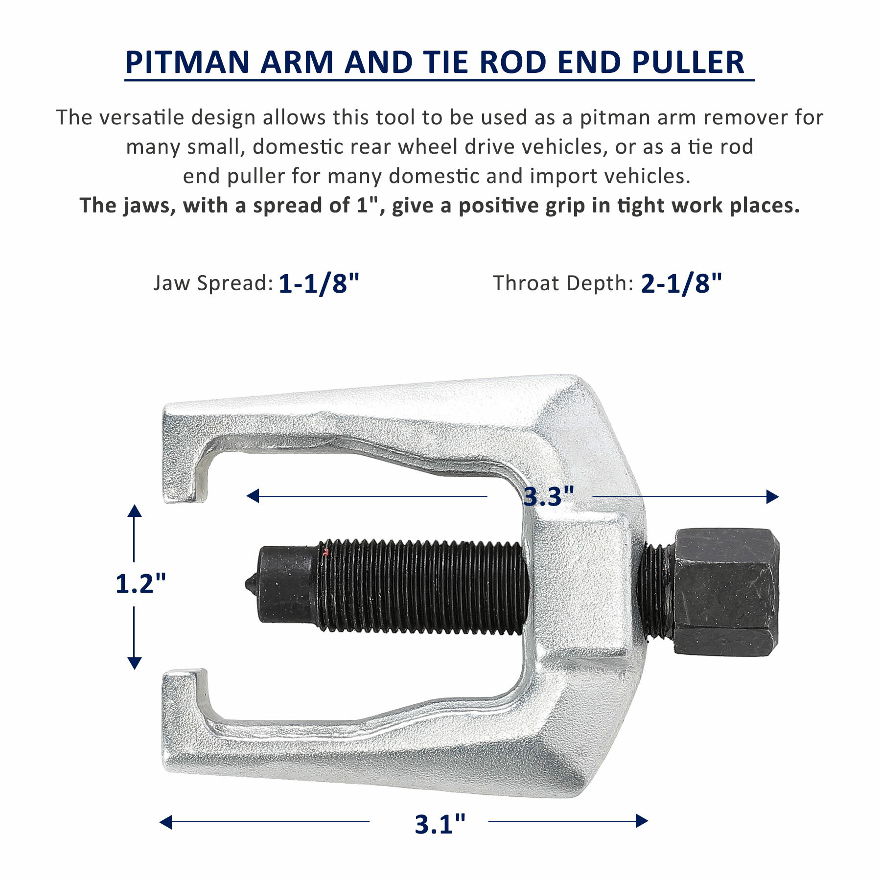 Banyan Imports: 5-in-1 Ball Joint Separator Tie Rod End Remover Pitman ...