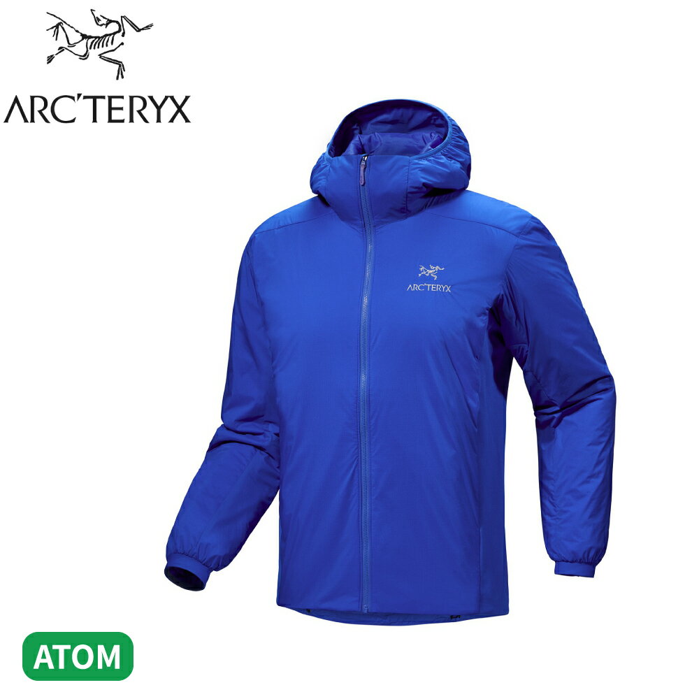 【ARC'TERYX 始祖鳥 男 Atom 化纖外套(連帽)《生命藍》】X000007487/登山/連帽/防風/保暖