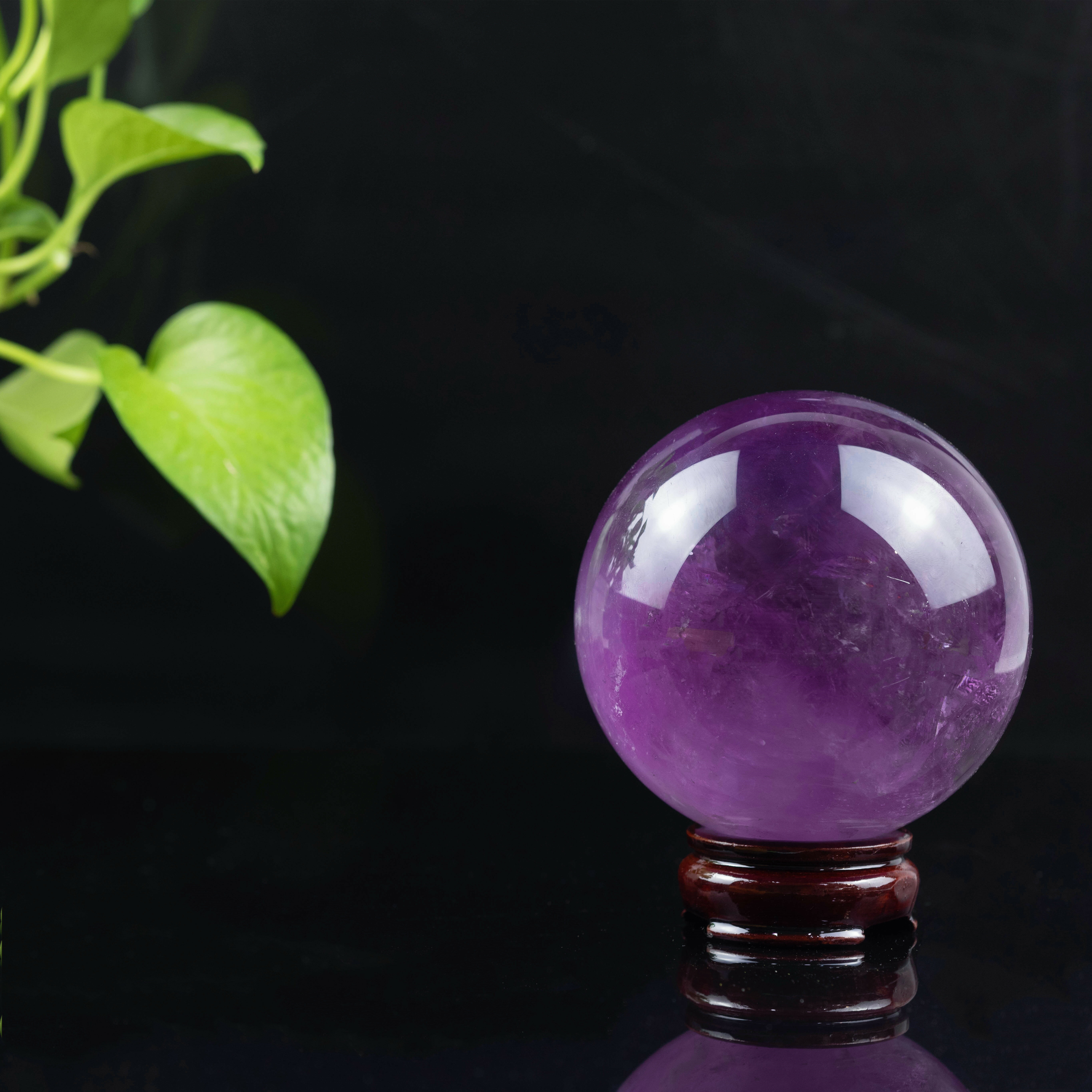 水晶擺件 花開富貴-烏拉圭頂級ESP紫水晶擺件紫水晶球花– 恬芯晶品| 批發