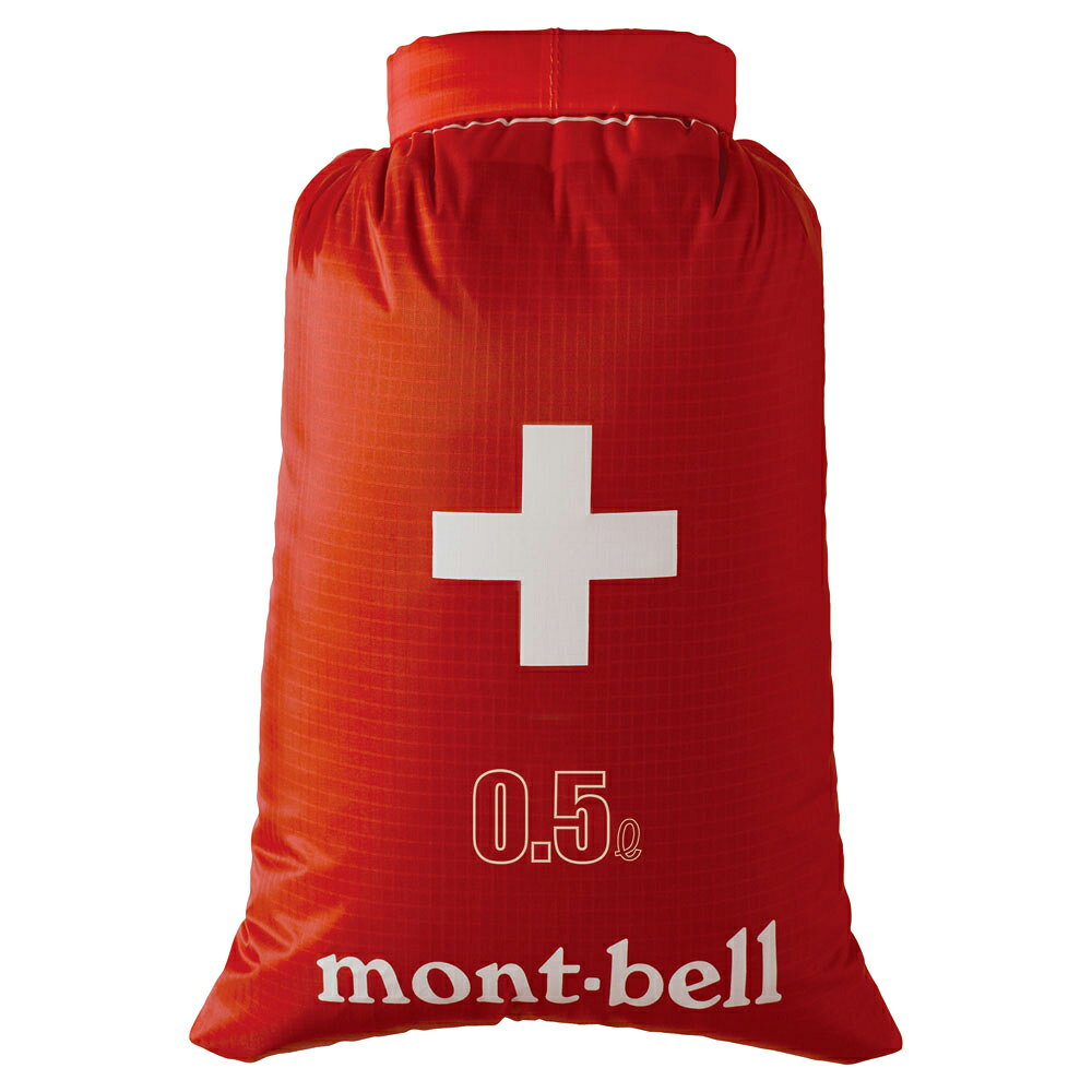 ├登山樂┤日本 mont-bell Aquapel First Aid Bag 0.5L 急救收納袋 火紅 # 1123843HRD