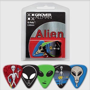 澳洲製 Grover Allman 主題系列『Alien』烏克麗麗/木吉他/電吉他 Pick 彈片☆唐尼樂器☆