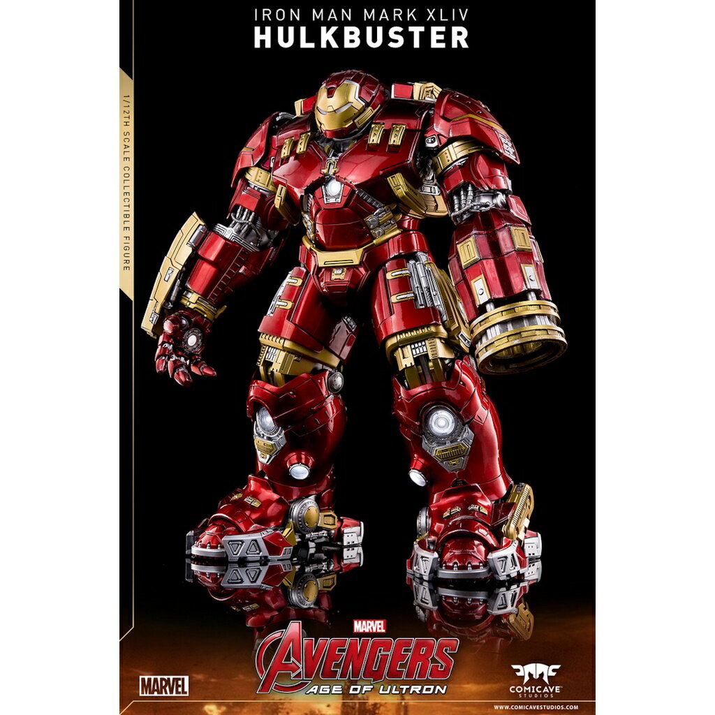ISONA 超合金COMICAVE鋼鐵人 鋼鐵人公仔 反浩克裝甲公仔 MK44 反浩克鋼鐵人 全身可動 5