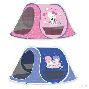 三麗鷗帳篷-綜，雙人速開帳篷 露營 戶外野餐帳篷 Hello Kitty 雙子星 彈出帳篷，X射線【C266063】