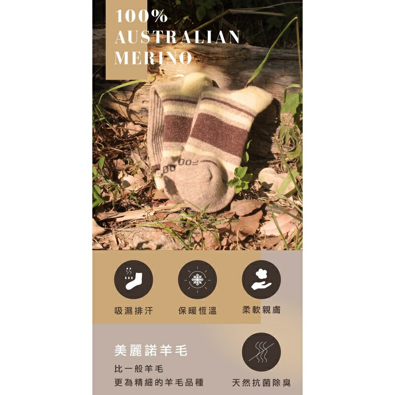FOOTER 羊毛機能保暖登山襪 除臭襪 羊毛襪 運動襪 襪子 出國 滑雪 百岳(男-K175L/XL) 6
