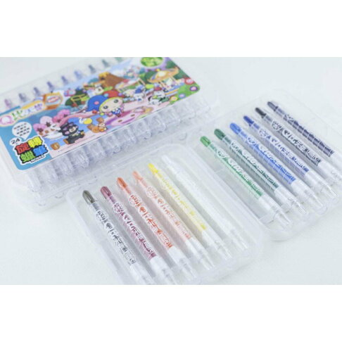 【K.J總務部】利百代 RC001/RC002 Q比旋轉蠟筆~12色組/24色組 2