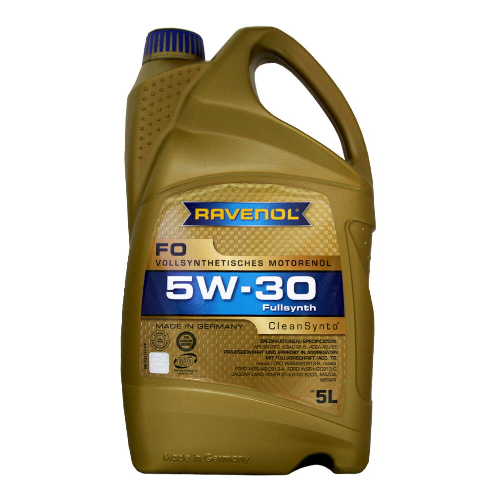 RAVENOL FO 5W30 全合成機油 5L