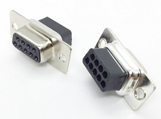 插PIN式 9P母座 / D型連接器 / D型插板式 (MOQ=50/盤 含稅)【佑齊企業 iCmore】