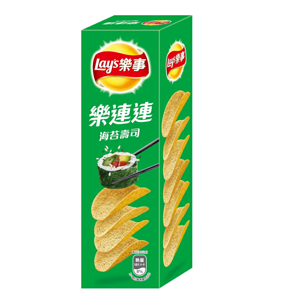 Lay's樂事 意合包 海苔壽司味洋芋片 60g【康鄰超市】