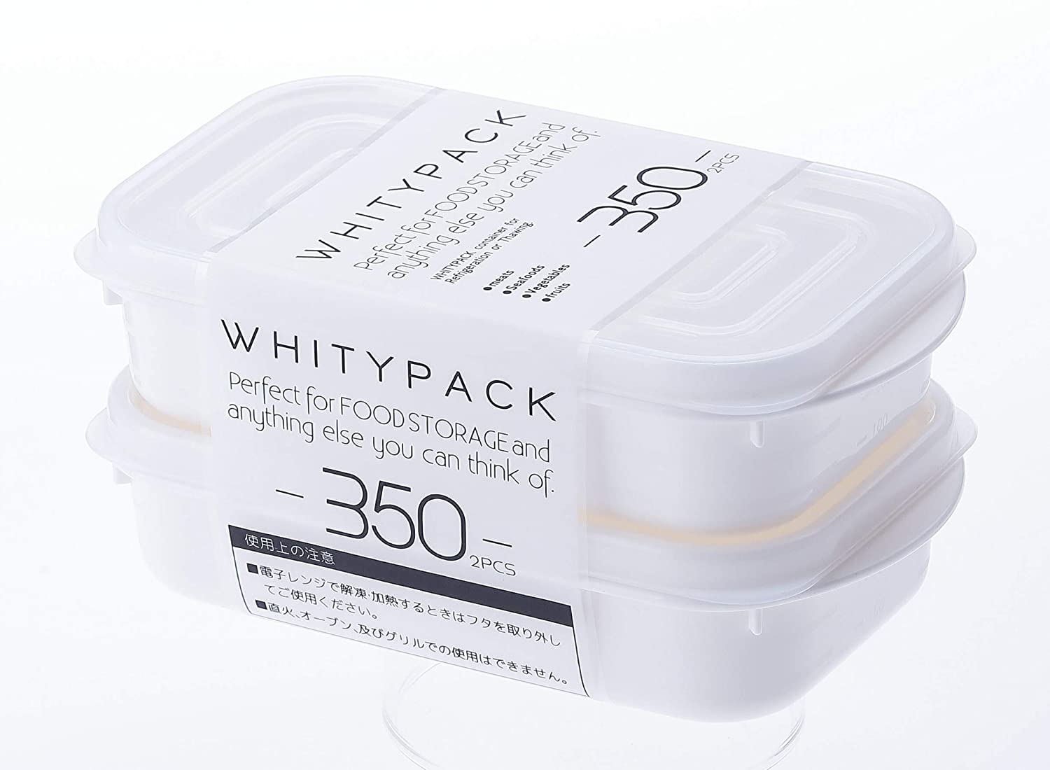 日本製山田化學yamada薄型純白保鮮盒 食物保鮮盒食材存放盒分裝盒餐盒飯盒野餐盒可冷凍冷藏可微波 好貨碼頭直營店