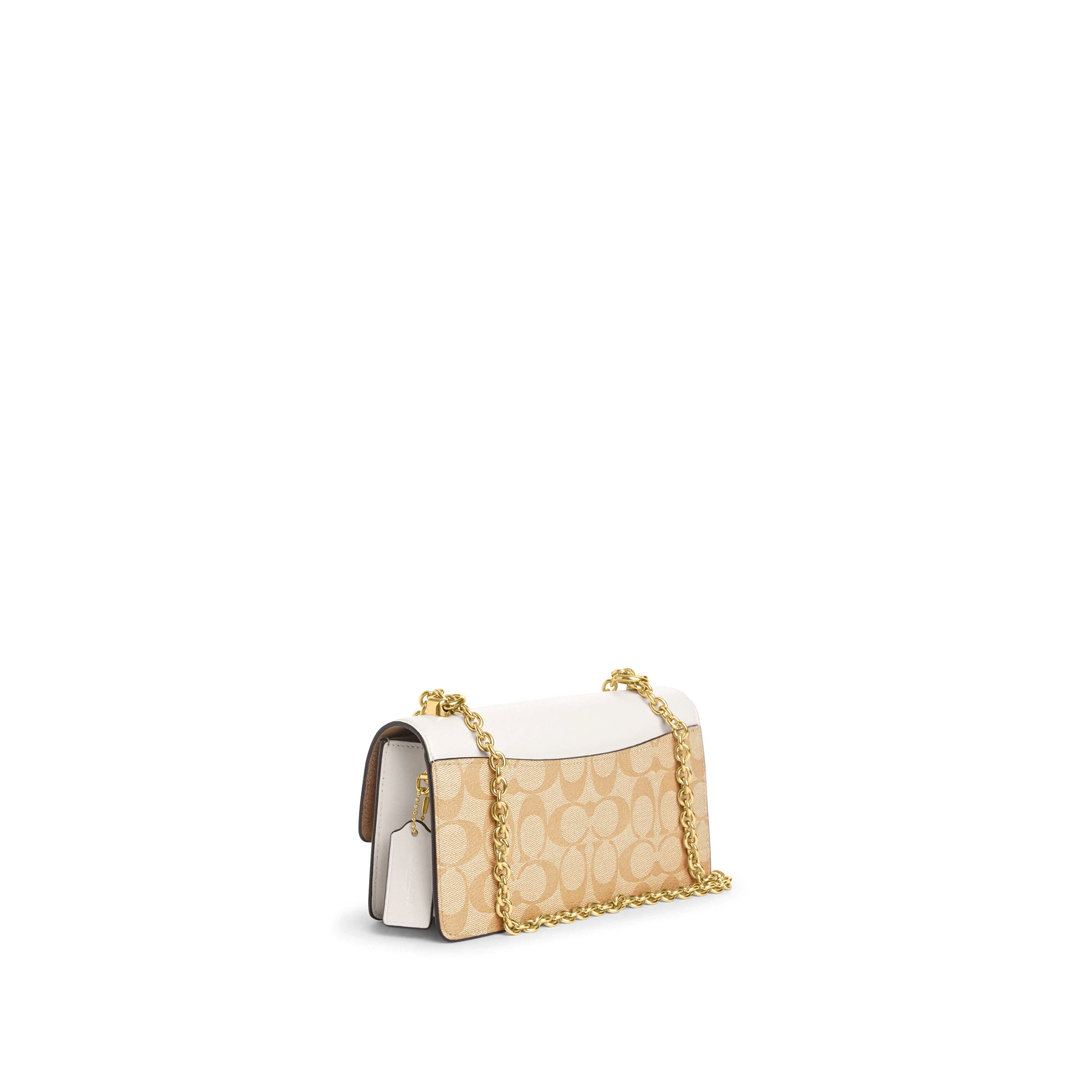 精選★COACH Eliza 23 經典老花包蓋式不可拆卸肩帶 中號鏈條包小方包單肩斜跨包 斜背包 CP009(預購)~【夏日美包★菲尼斯 國際精品↘3折起】 6