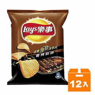 Lay's 樂事 波樂香烤肋排味洋芋片(小) 34g (12入)/箱【康鄰超市】