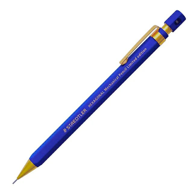 STAEDTLER施德樓 MS92577六角形自動鉛筆0.5-藍金色 2