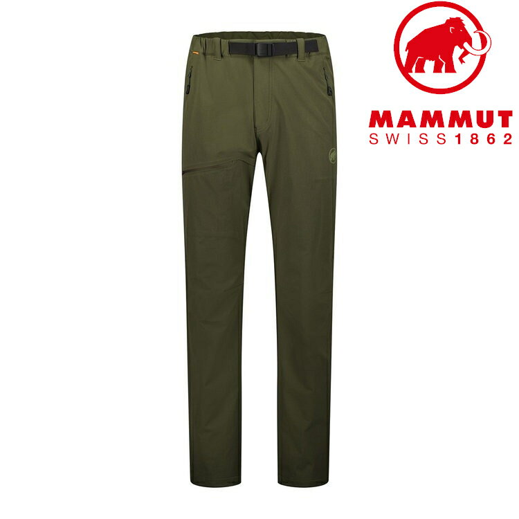 Mammut 長毛象 Yadkin 2.0 SO AF 男款 日系彈性防潑水登山長褲 1021-01230 4028 深沼澤綠