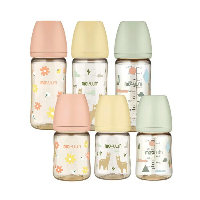韓國 MOYUUM PPSU寬口奶瓶-設計款(多款可選)