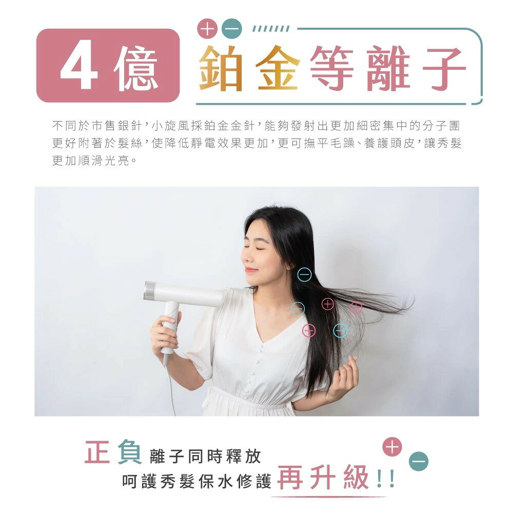 【KINYO】小旋風｜全球電壓無刷吹風機 (KH) 高速大風量 國際電壓 折疊 負離子 |低噪音 1