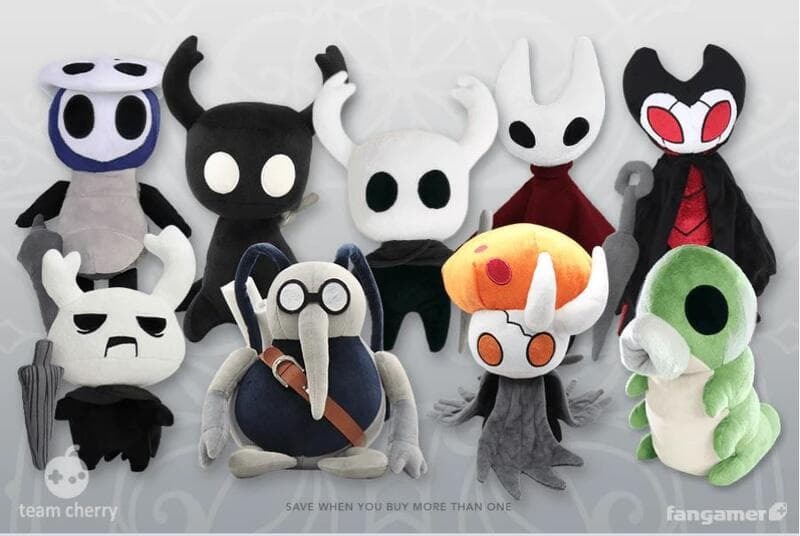 優選+好品質SwitchFangamer Hollow Knight Talking Grub Plush 空洞