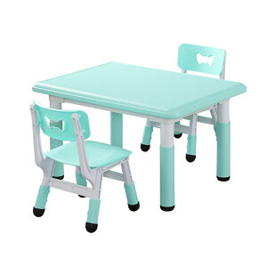 幼稚園桌椅 兒童桌椅套裝幼稚園桌椅可升降學習桌家用塑料桌寶寶吃飯寫字桌 【CM4496】