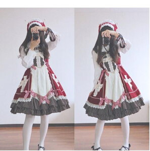 日系洛麗塔洋裝lolita連身裙cos服