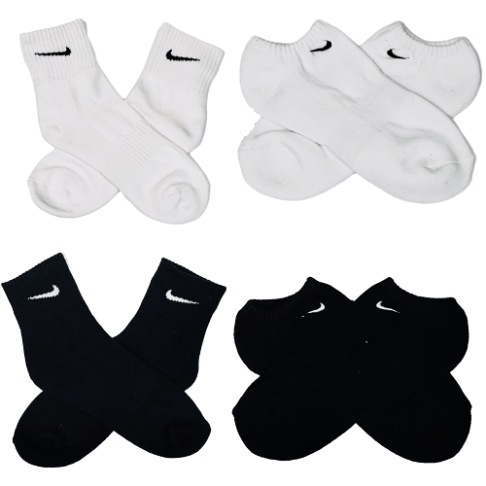 【毒】NIKE 經典款 Logo襪 黑白雙色 低中筒 兩款【領券折222|Cube卡+APP下單最高10%回饋】 0